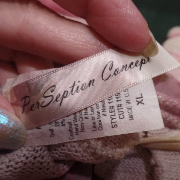 Per Seption Concept Ladies' Rose-Colored Knit Lightweight Top, Size XL - Picture 3 of 3